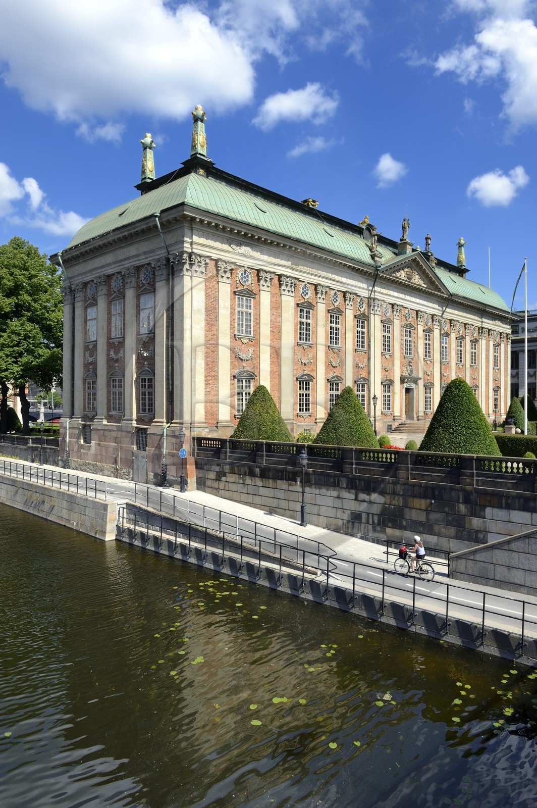 Suède, Stockholm, vieille ville dans l'Ile de Gamla Stan, Maison de la noblesse (Riddarhuset)