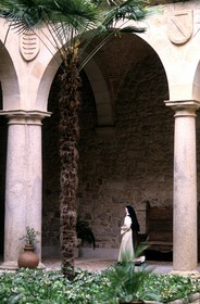 Spain, Estremadura, Trujillo, Plaza Constitution, Palacio de los Duques de San Carlos