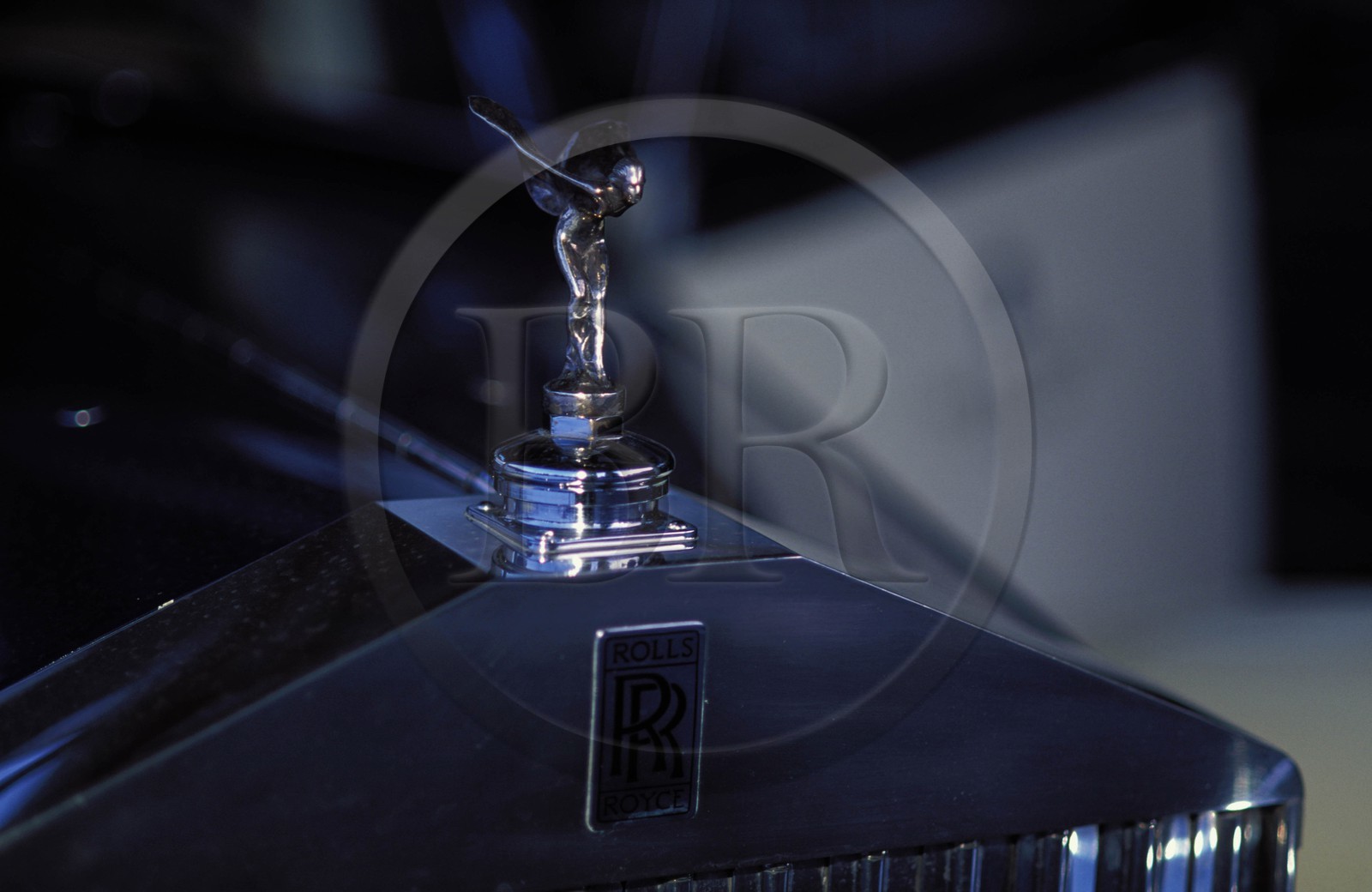 Suisse, région de Bern (Oberland Bernois), Saanenland, Gstaad, calandre de Rolls Royce