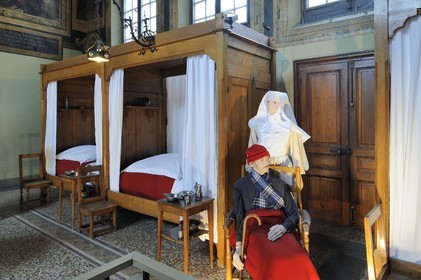 France, Côte-d'Or (21), l'Hôtel-Dieu des Hospices de Beaune, salle Saint Hughes