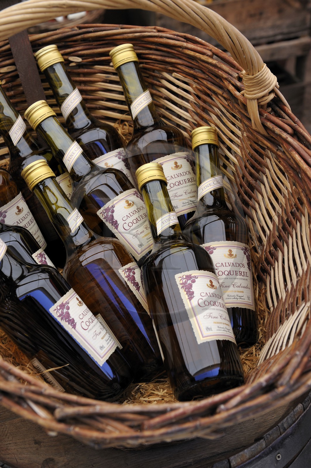 France, Calvados (14), Honfleur, vente de calvados