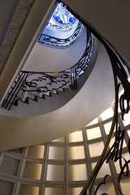 Morocco, Casablanca, Hotel and Spa Le Doge Relais et Chateaux, the main staircase