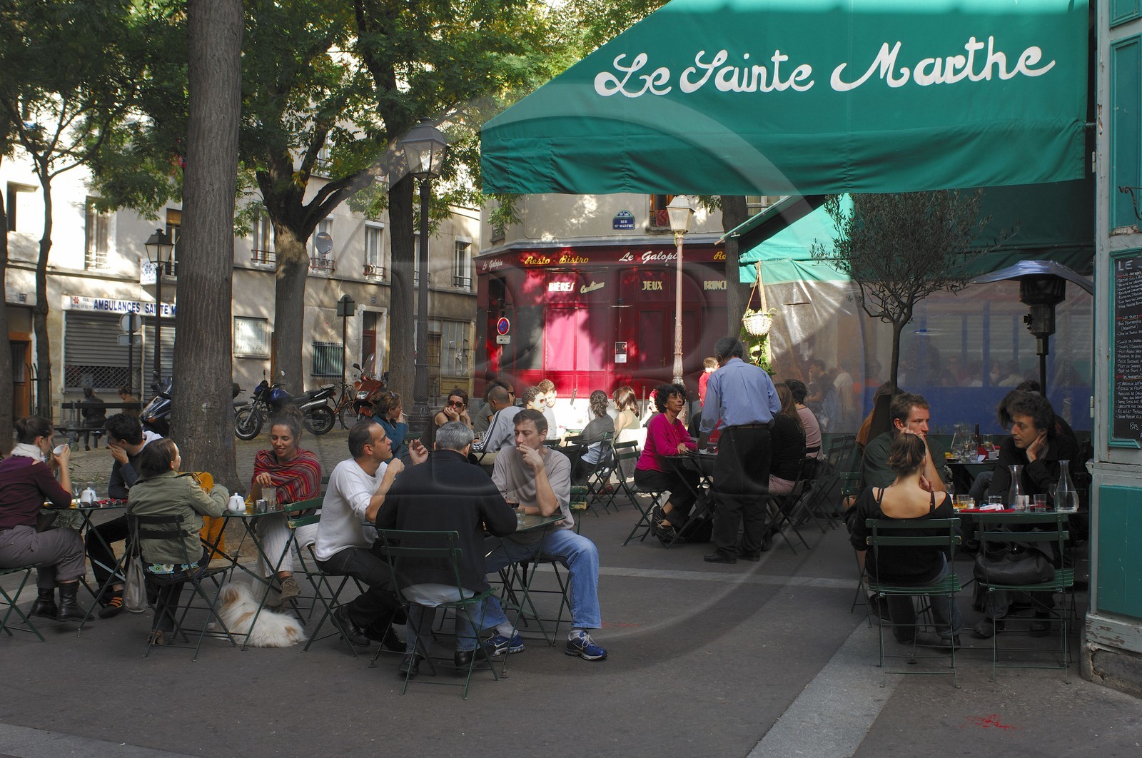 France, Paris (75), la place sainte Marthe