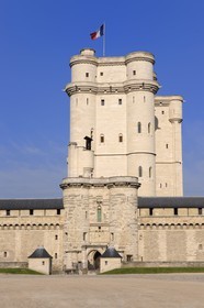France, Val-de-Marne (94), Vincennes, le château de Vincennes, le donjon