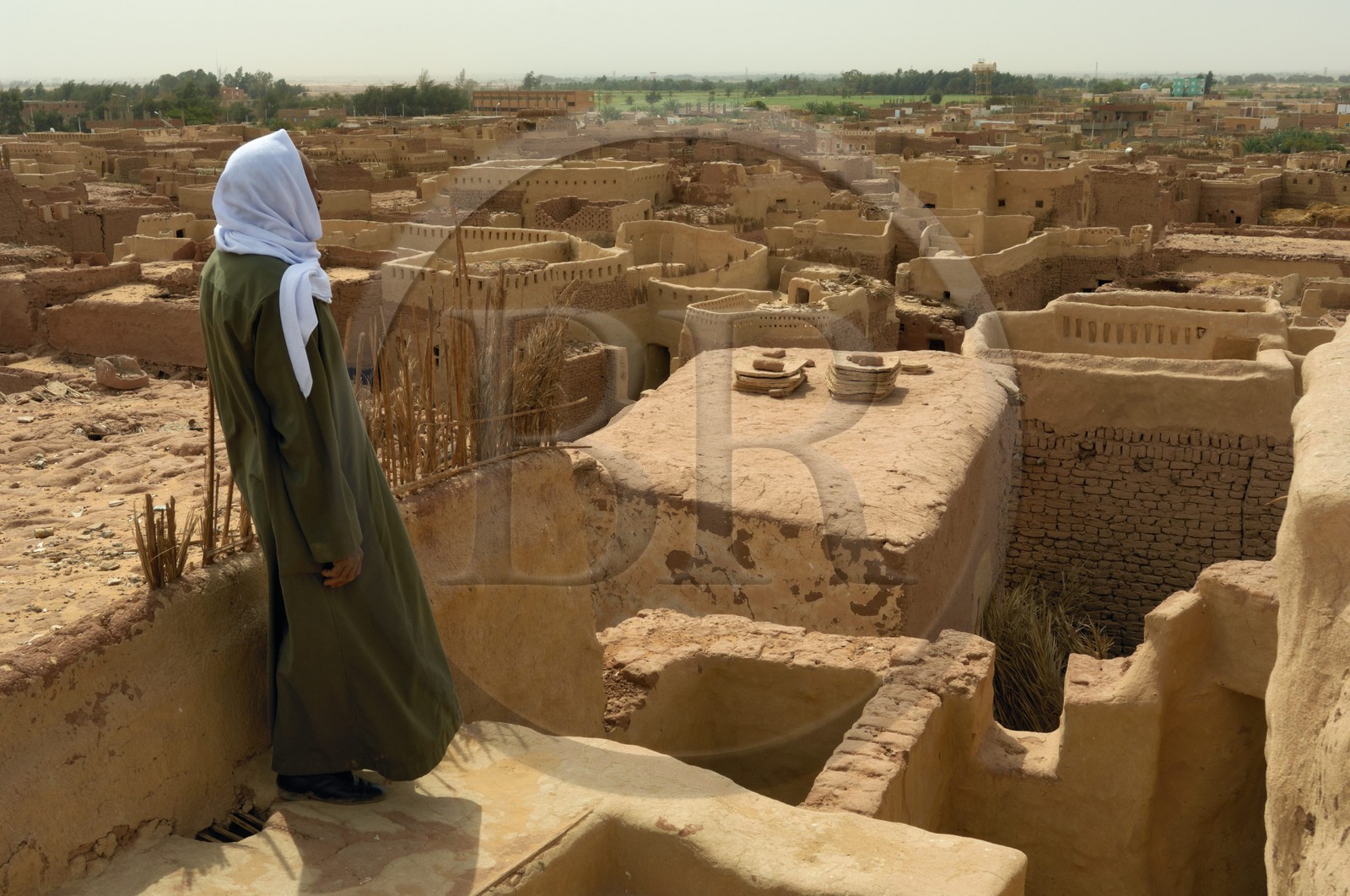 Egypte, désert libyque, oasis de Dakhla, ville de Balat