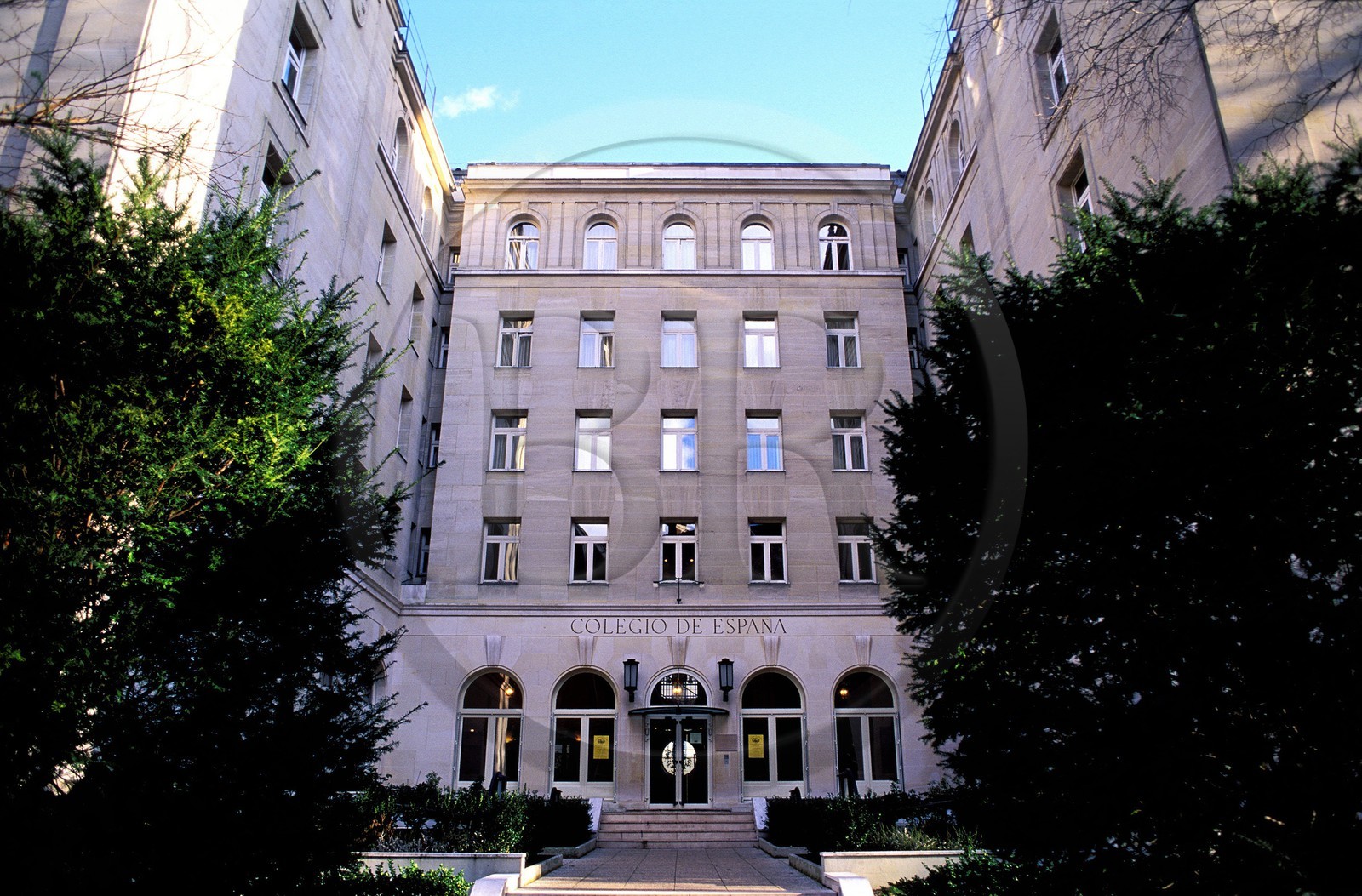 France, Paris (75), Cité Universitaire Internationale, bâtiment espagnol