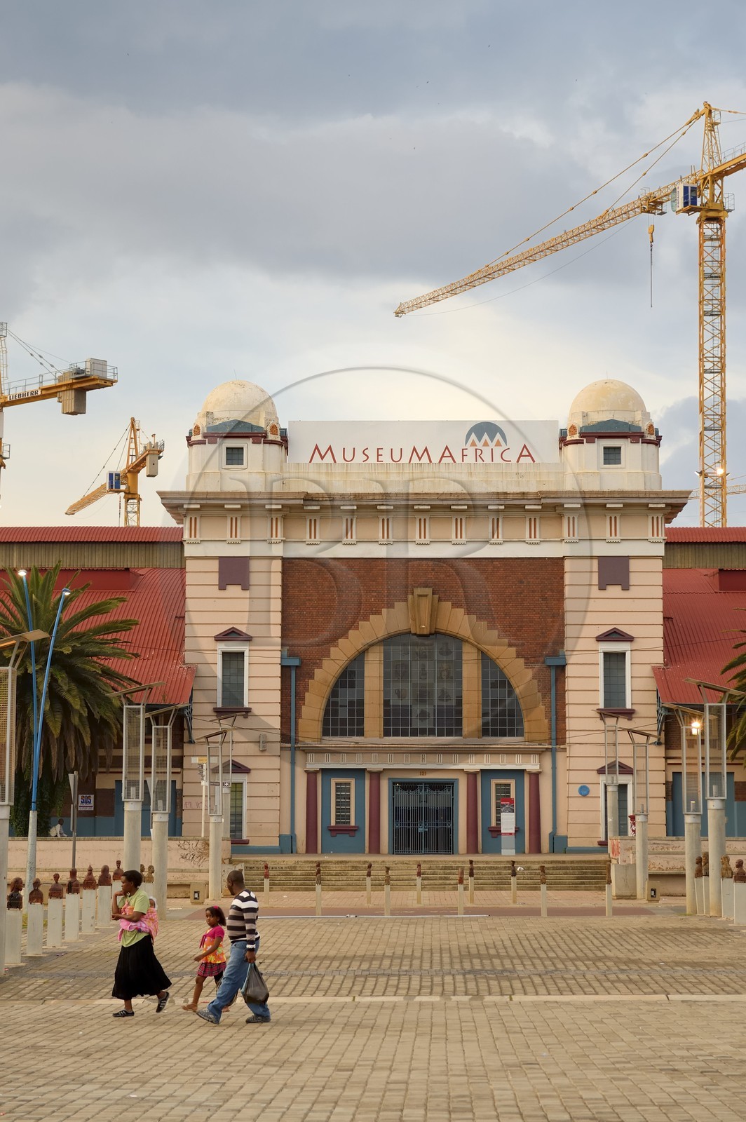 Afrique du Sud, province de Gauteng, Johannesburg, CBD (Central Business District), Newtown, le Museum Africa, principalement construit autour de l'histoire et de la culture sud-africaine