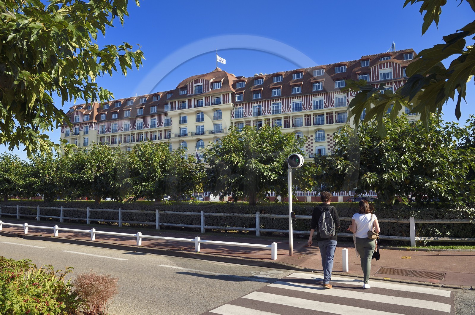 France, Calvados, Pays d'Auge, Deauville, Royal Barriere Hotel