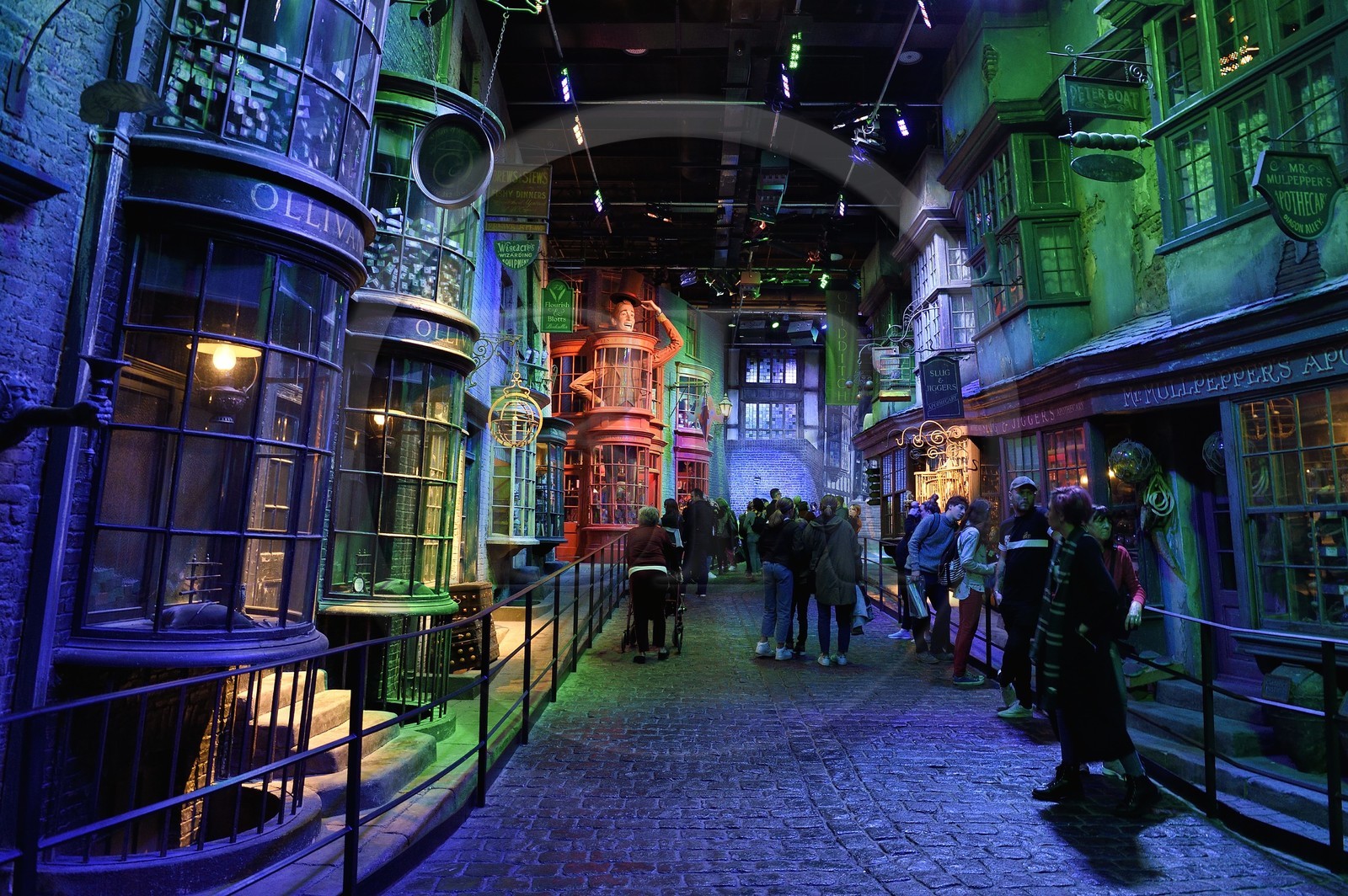 Royaume-Uni, Hertfordshire, Leavesden, Leavesden Film Studios, Harry Potter Studio Tour London, les coulisses du tournage des 8 films de Harry Potter, le chemin de Traverse
