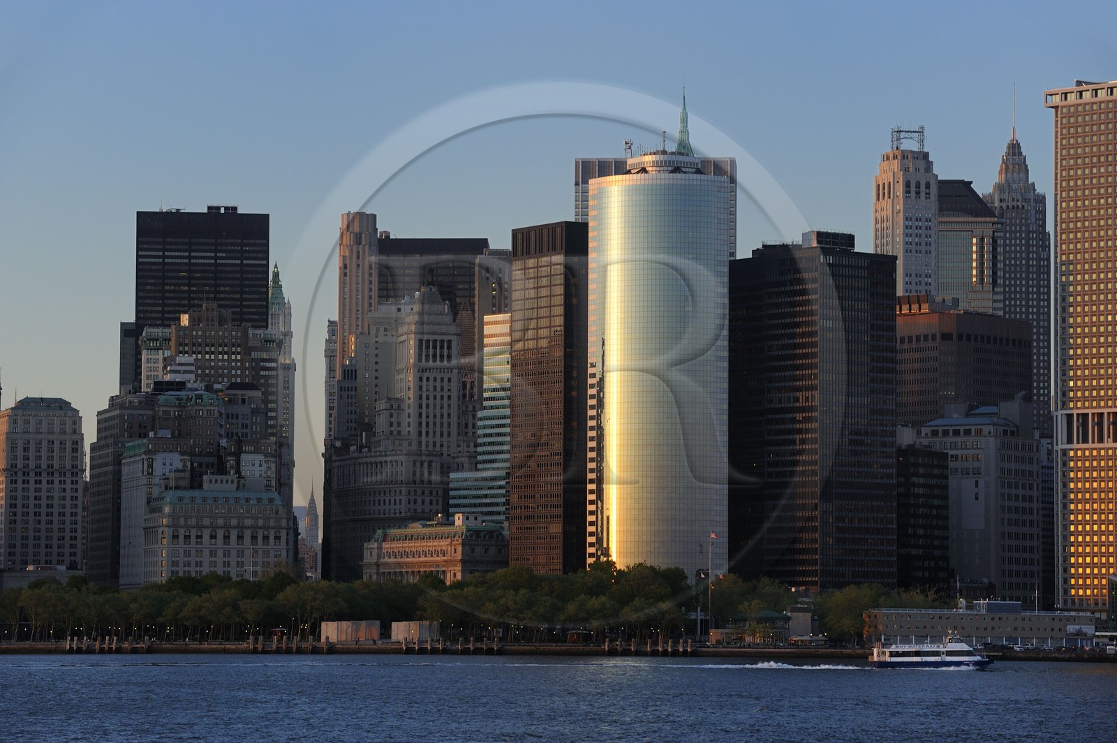 Etats-Unis, New York, pointe Sud de Manhattan, immeubles du Financial District