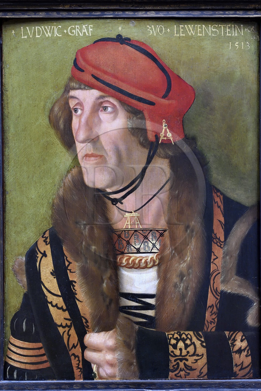 Allemagne, Berlin, Kulturforum, Gemäldegalerie (Galerie de Peinture), Ludwig Graf zu Löwenstein de Hans Baldung (1513) Strasbourg