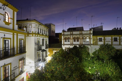 Spain, Andalusia, Seville, Santa Cruz district, plaza de Dona Elvira