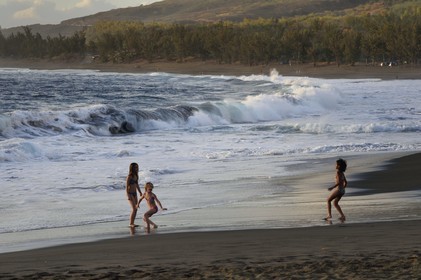 France, Ile de la Reunion, L'Etang Salé les Bains, la plage