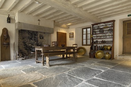 France, Manche, Cotentin, La Hague, Geville Hague, hamlet of Gruchy, birthplace of painter J.F.Millet