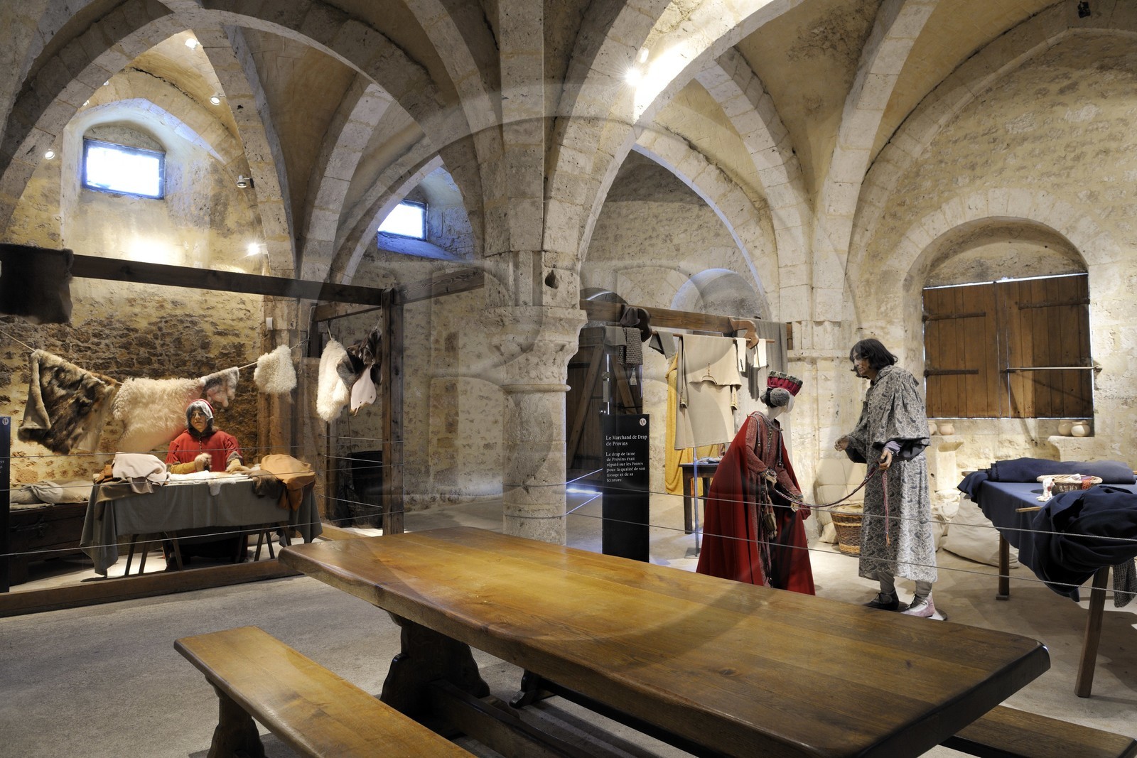 France, Seine et Marne (77), Provins, classée Patrimoine Mondial de l'UNESCO, la Grange aux Dîmes
