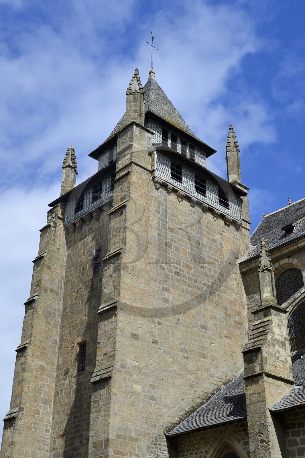 France, Côtes-d'Armor (22), Saint-Brieuc, la cathédrale Saint-Etienne