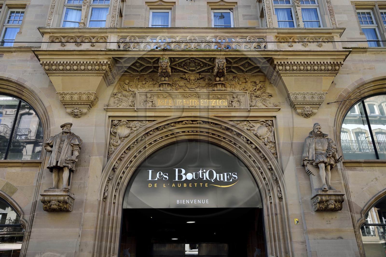 France, Bas-Rhin (67), Strasbourg, rue de la Haute Montée, une des entrées de l'Aubette