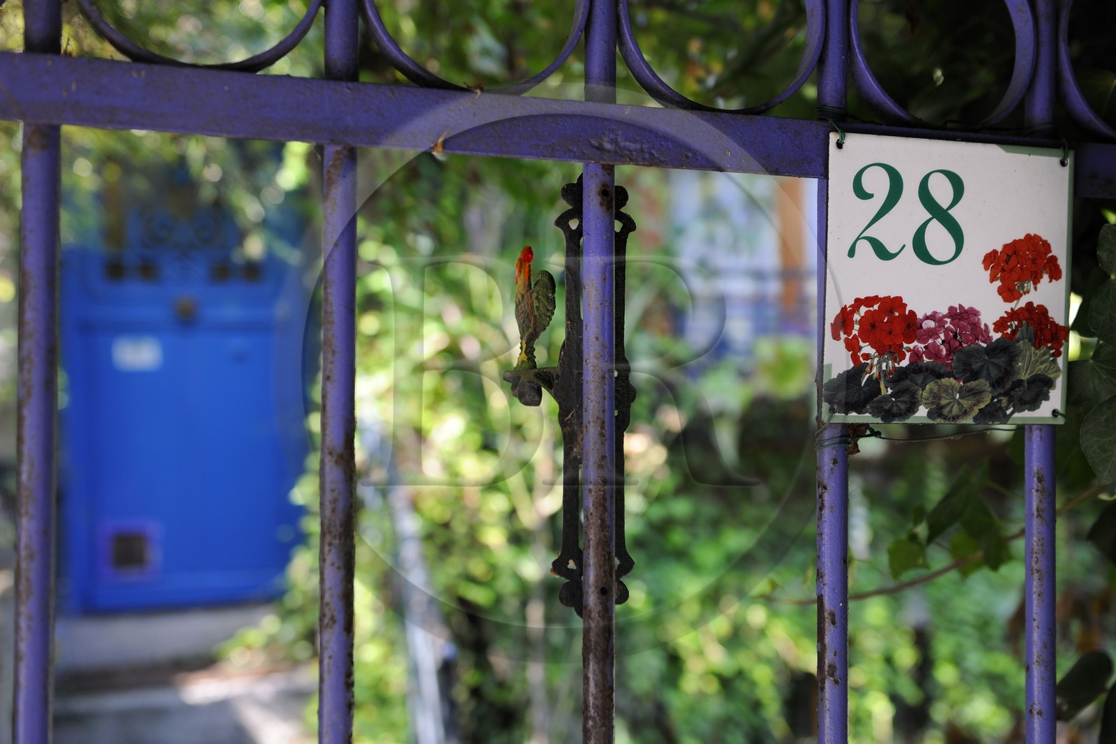 France, Paris (75), 20ème arr, La campagne à Paris du quartier Mouzaïa maisons avec jardins au coeur de la ville