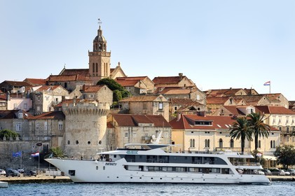 Croatia, Dalmatia, Dalmatian coast, Korcula Island, Korcula Town