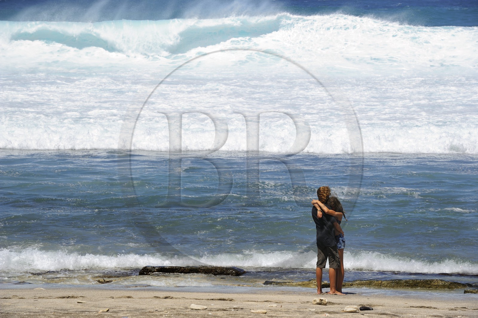 France, île de la Réunion, la côte sud, plage de Grand-Anse