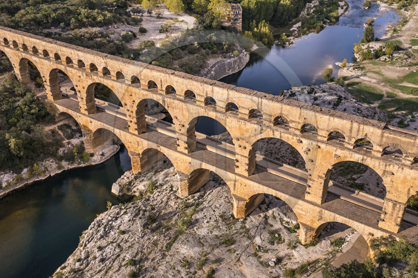 France, Gard,  (aerial view)
