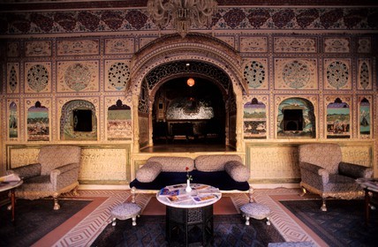 Inde, état du Rajasthan, région de Jaipur, Samode Palace, le Sultan Mahal