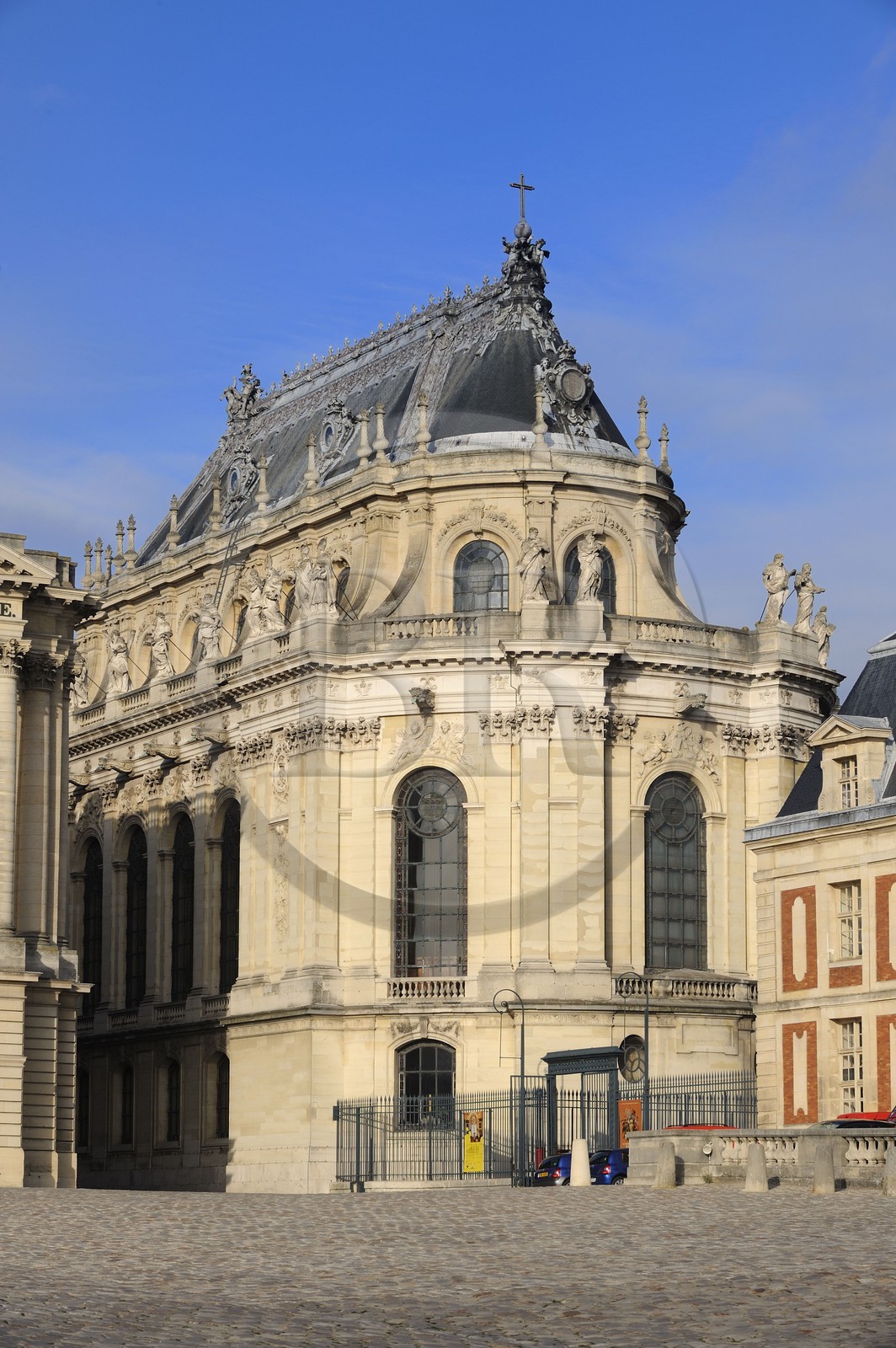 France, Yvelines (78), château de Versailles, classé Patrimoine Mondial de l'UNESCO, la Chapelle Royale