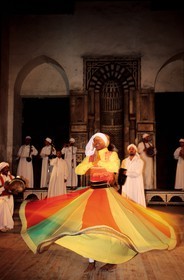 Egypt, Cairo, Mausoleum of El-Ghouri, dancing dervishes