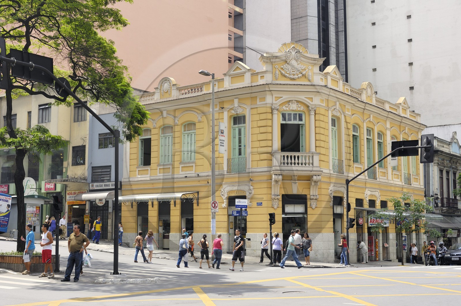 Brésil, Etat du Minas Gerais, Belo Horizonte, maison datant de la création de la ville (XIXème siècle)