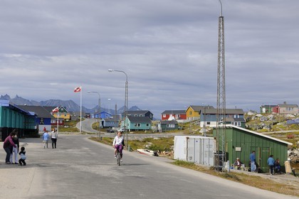 Groenland, ville de Nanortalik au sud du pays