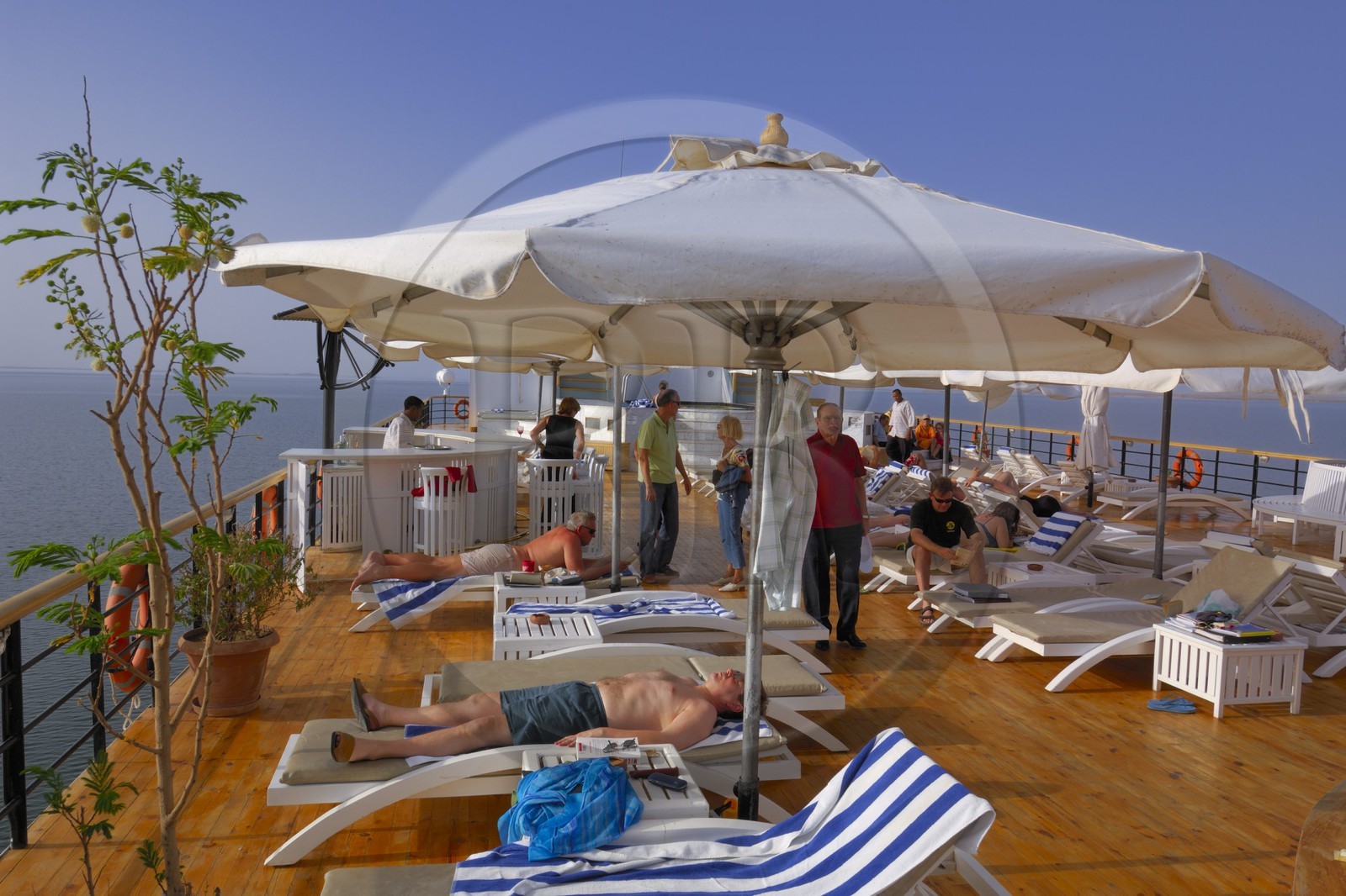 Egypte, Haute Egypte, Nubie, Lac Nasser, croisière sur le lac à bord du bateau Qasr Ibrim