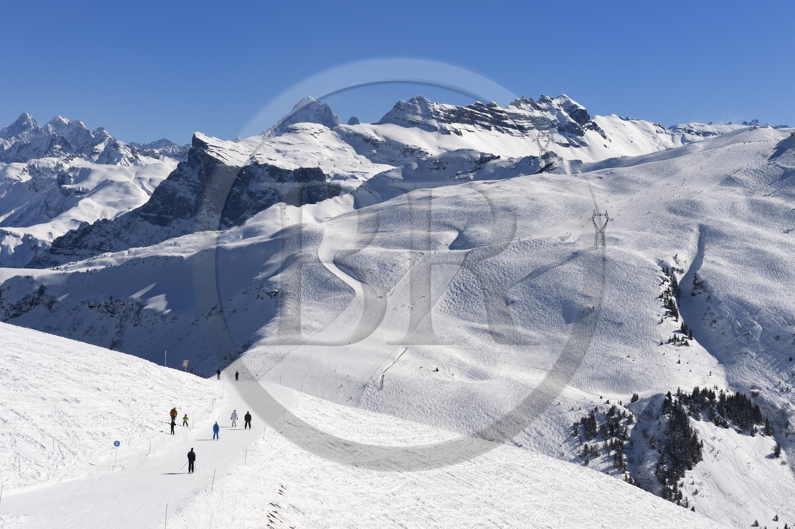 France, Haute-Savoie (74), Arâches-la-Frasse, station de ski Les Carroz d'Arâches