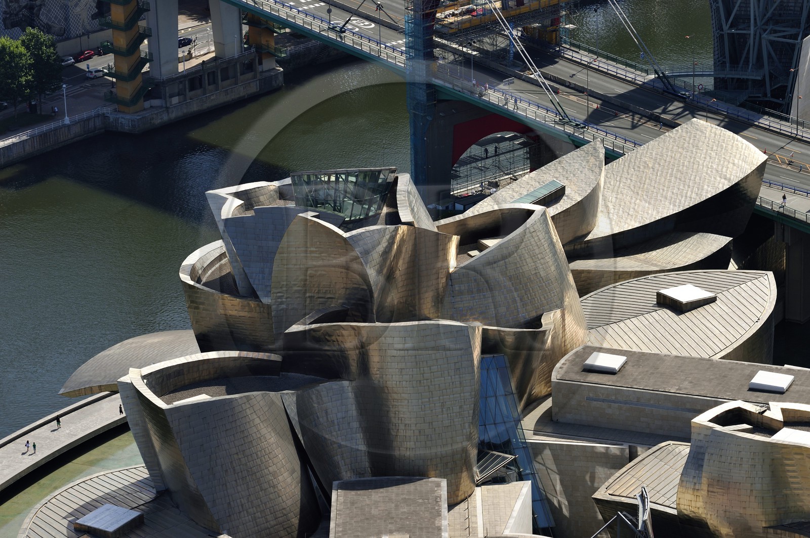 Spain, Basque Country, Biscay Province, Bilbao, the Guggenheim Museum designed by Frank Gehry
