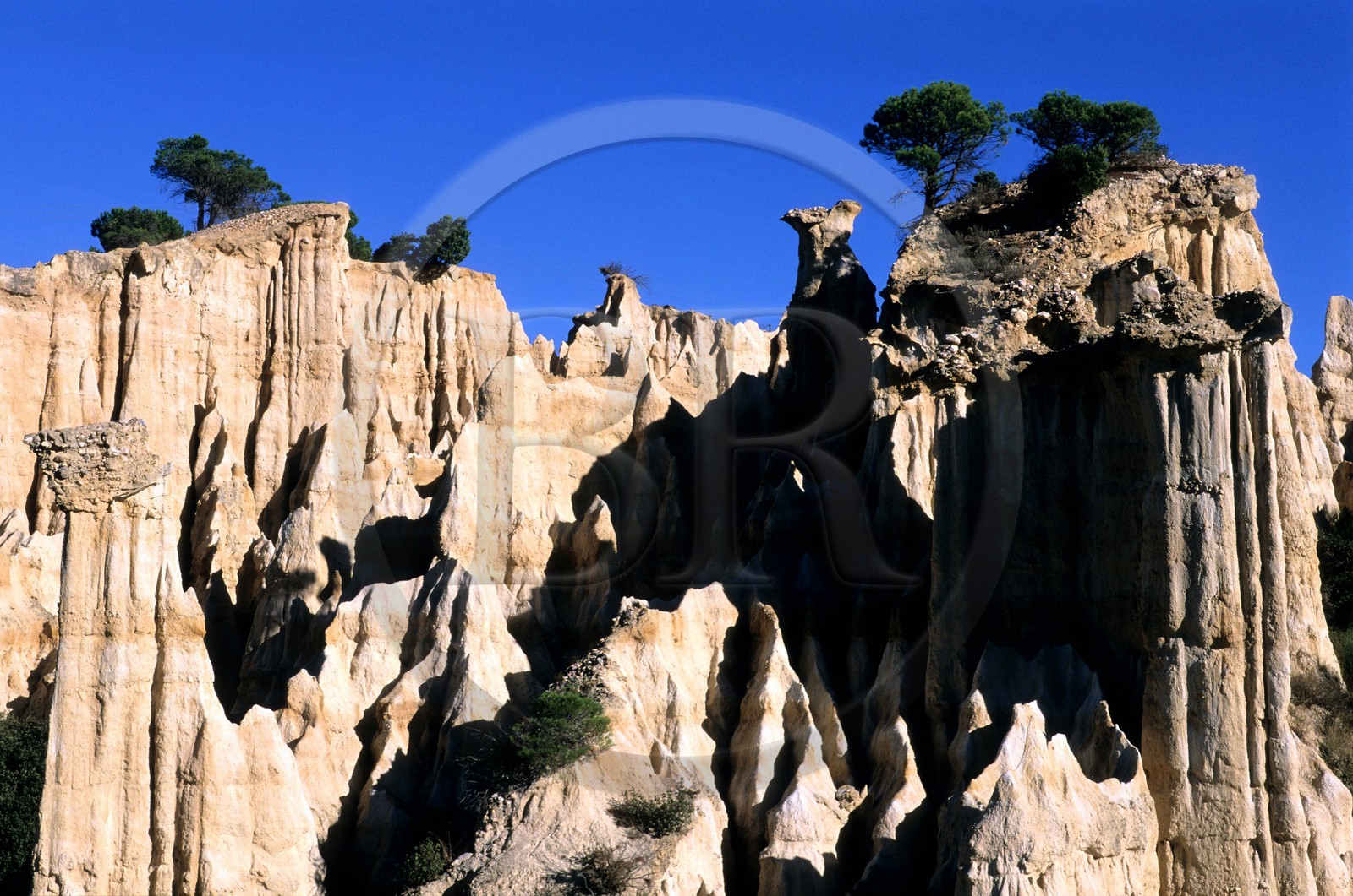 France, Pyrénées-Orientales (66), région du Ribéral, site des orgues vers Ille-sur-Têt