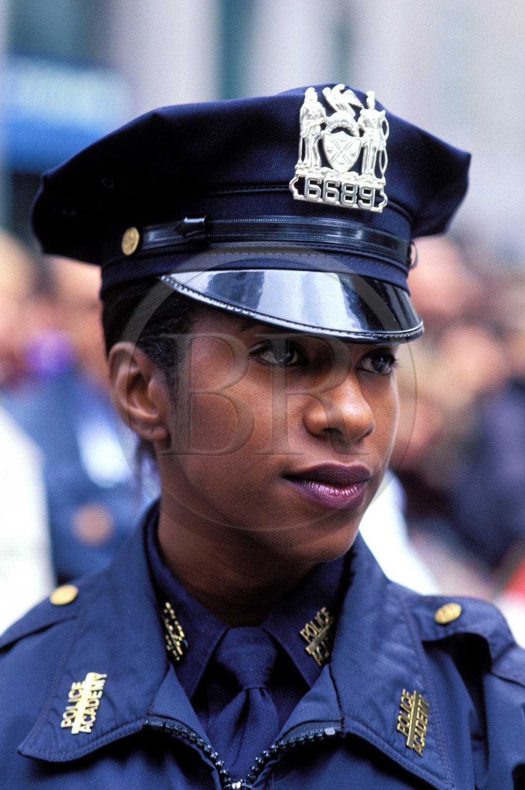 états-Unis, New York, Manhattan, l' officier de police Tricia Braxton