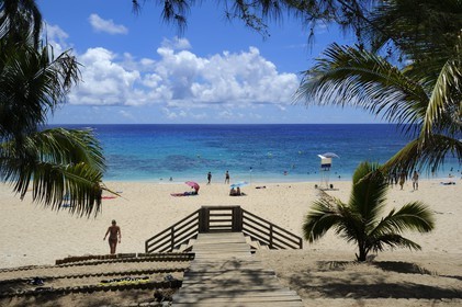 France, île de la Réunion, la Côte Ouest, commune de Saint Gilles les Bains, plage de Boucan Canot