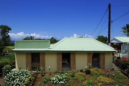 France, Ile de la Reunion, côte sud, Saint-Philippe, case créole