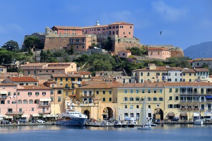 Italie, Toscane, l’Ile d’Elbe, Portoferraio, le Fort Stella et la vieille ville