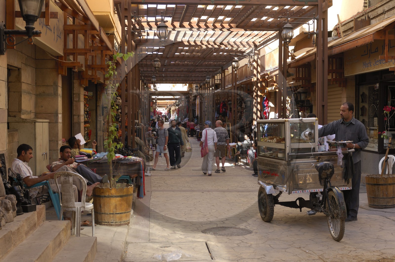 Egypt, Upper Egypt, Nile Valley, Luxor, the new souk