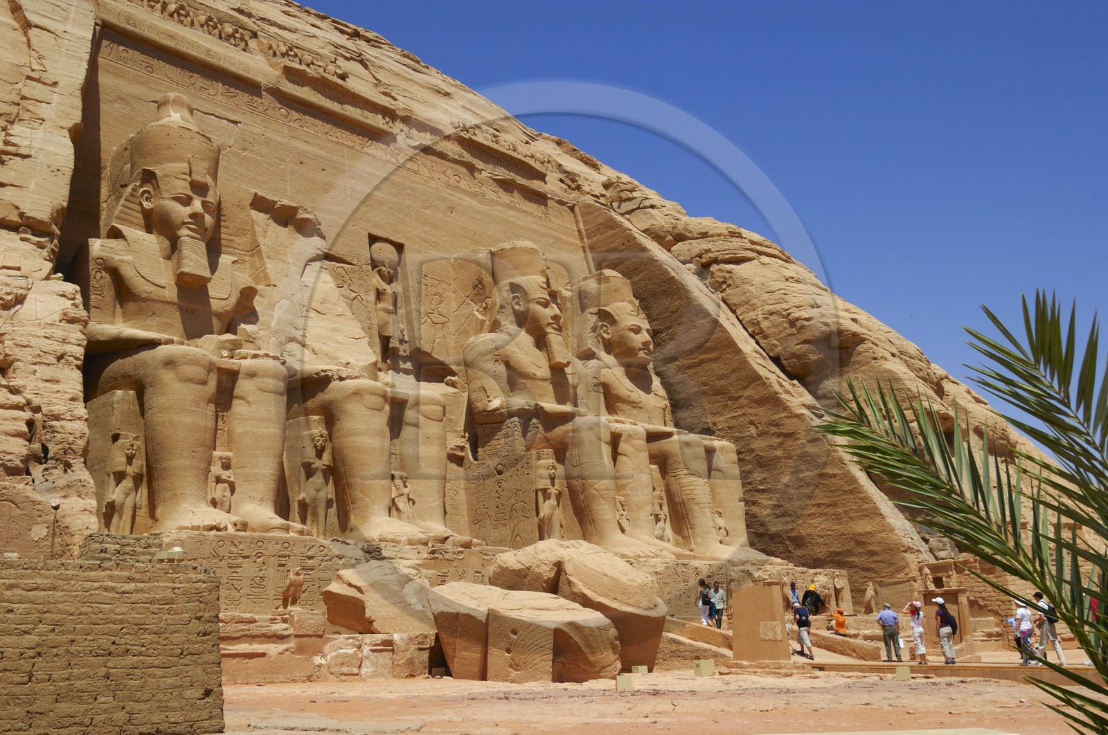 Egypte, Haute Egypte, Nubie, Abou Simbel, site classé Patrimoine Mondial de l'UNESCO, temple de Ramsès II