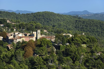 France, Var, the Dracenie, village of Claviers