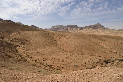 Iran, Province d'Ispahan, désert du Dasht-e Kavir, le désert vers l'oasis d'Arousan dans la région de Khur et Biabanak