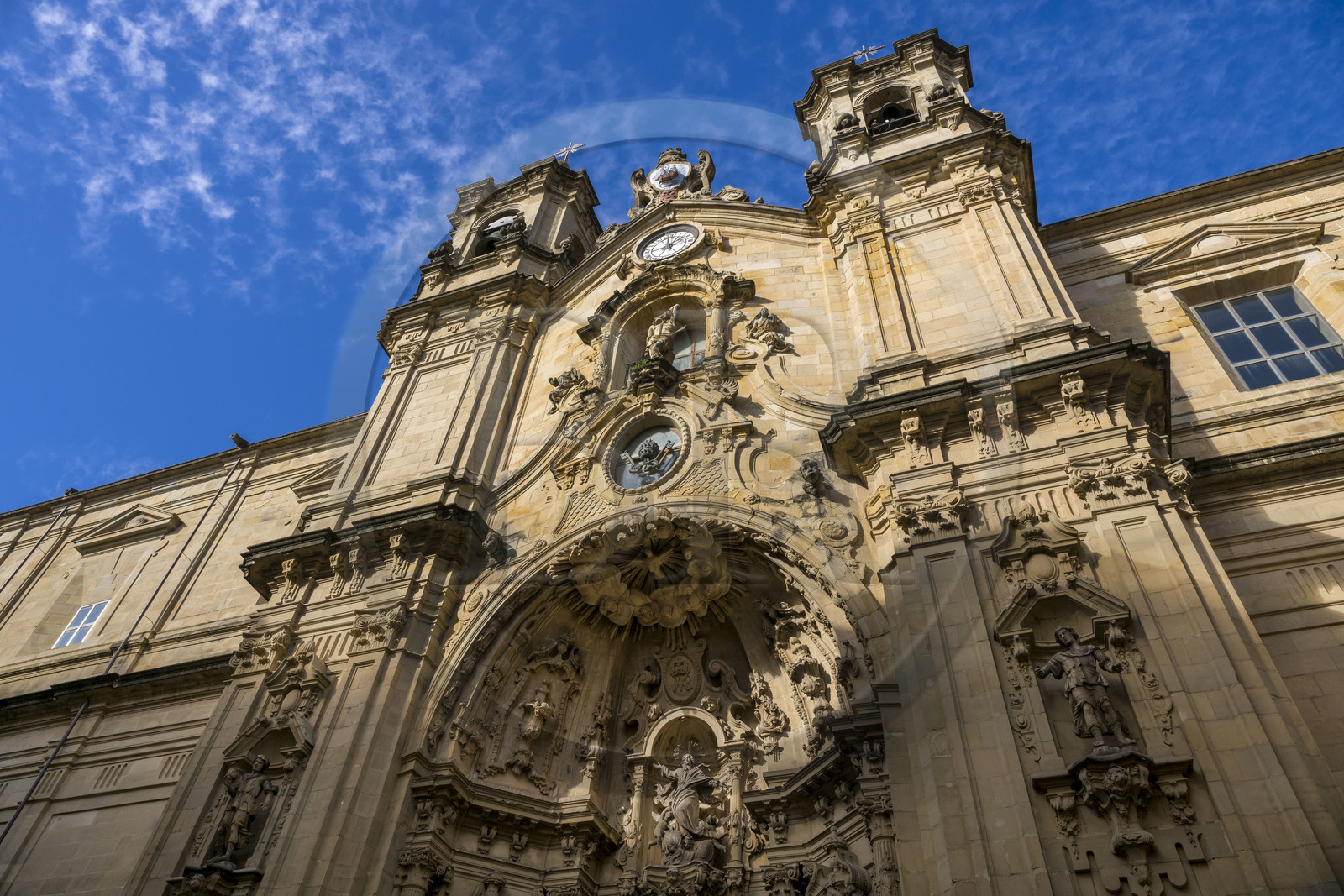 Espagne, province du Guipuscoa (Gipuzkoa), Saint-Sébastien (Donostia), Basilique Sainte-Marie du Chœur (Basilica de Nuestra Senora del Coro)