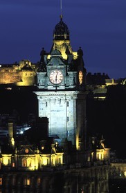 United Kingdom, Scotland, Edinburgh, tower of the Balmoral hotel
