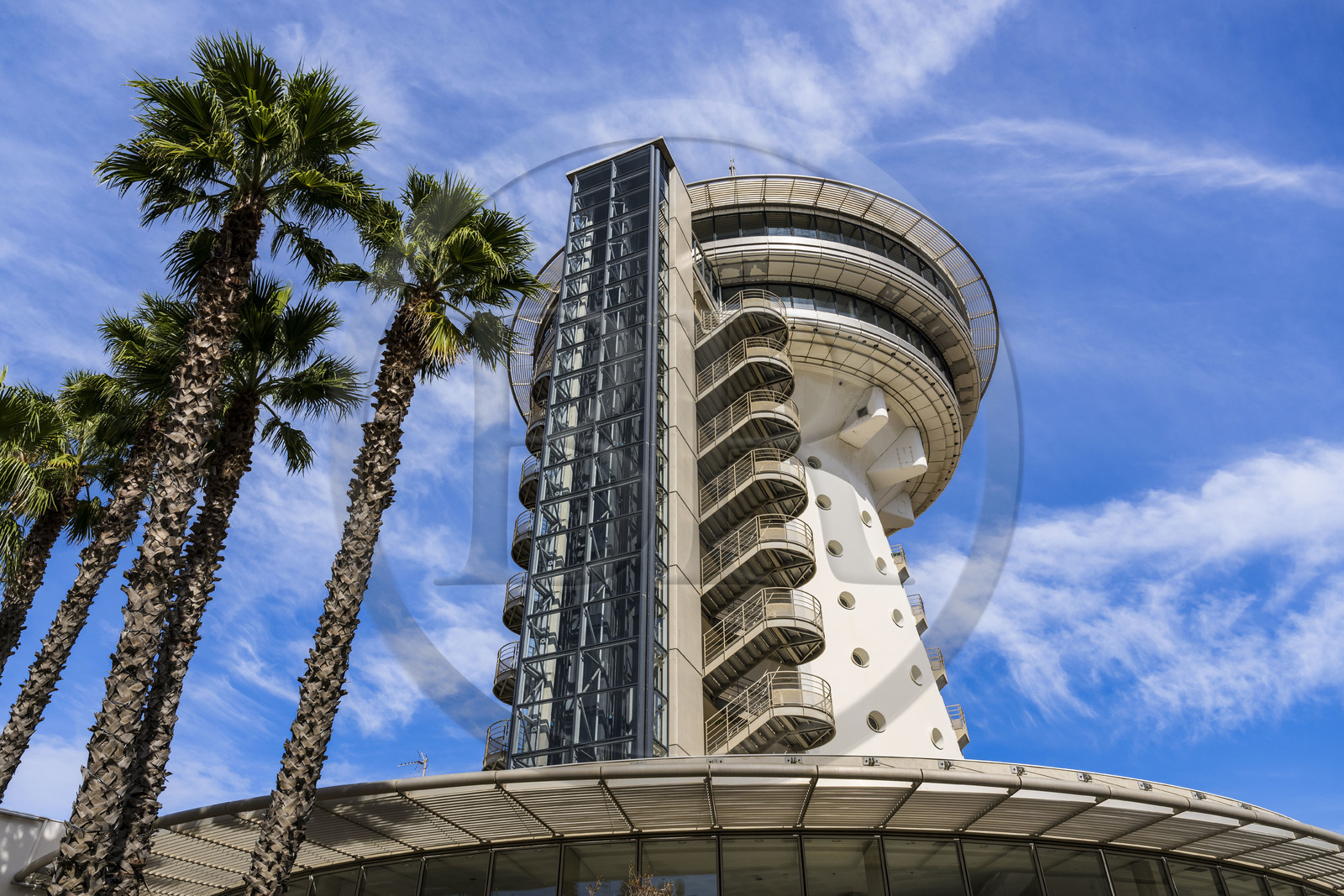 France, Hérault (34), Palavas-Les-Flots, le Phare de la Méditerranée, tour d'observation de 43 mètres issue de la transformation de l'ancien chateau d'eau