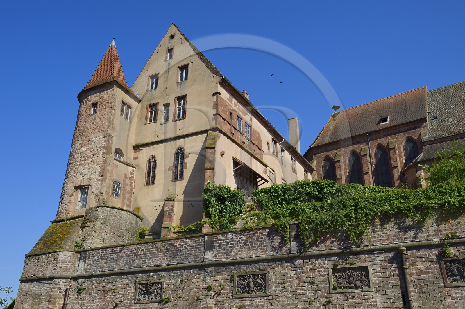 France, Bas Rhin, Saverne, old episcopal castle of the 17th century today sub-prefecture
