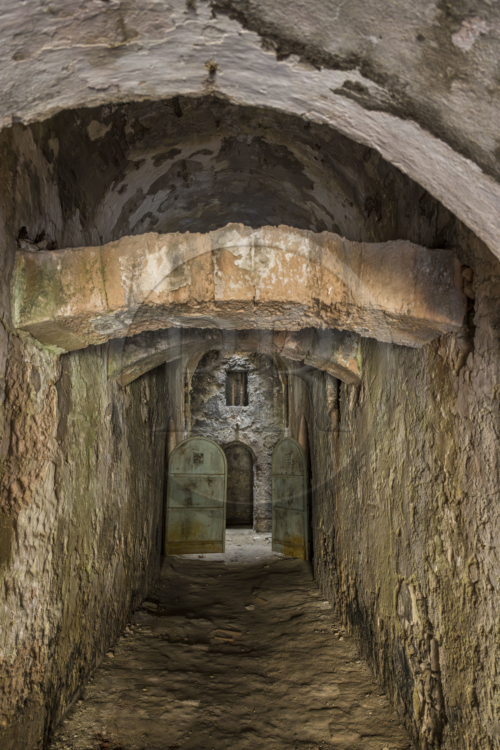 France, Bouches du Rhone, Marseille, Citadelle de Marseille (Fort Saint Nicolas, the upper fort called Fort d’Entrecasteaux), the undergrounds
