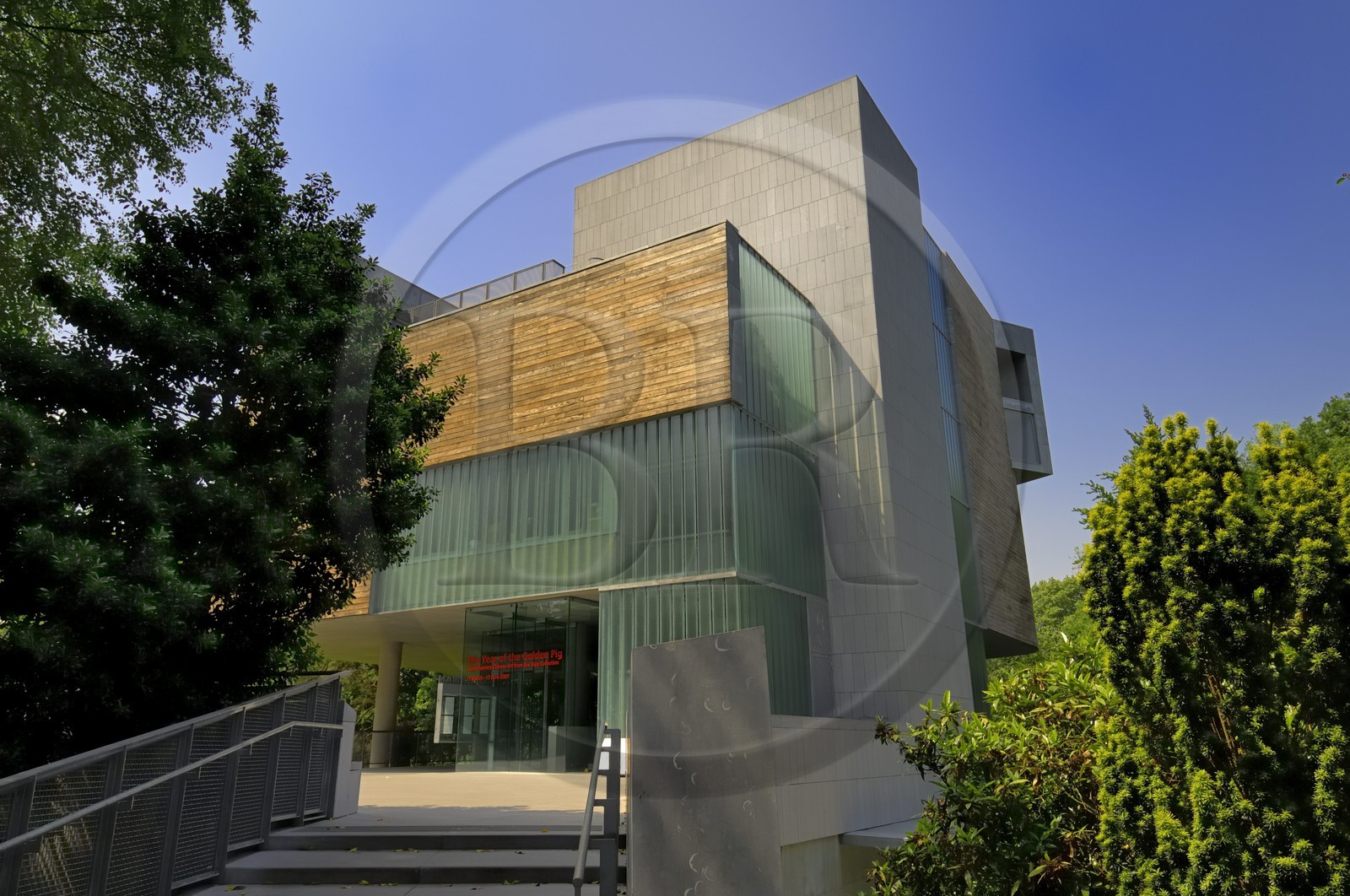 Irlande, Cork, University College Cork, la Glucksman Gallery (art contemporain) par les architectes O'Donnell & Tuomey