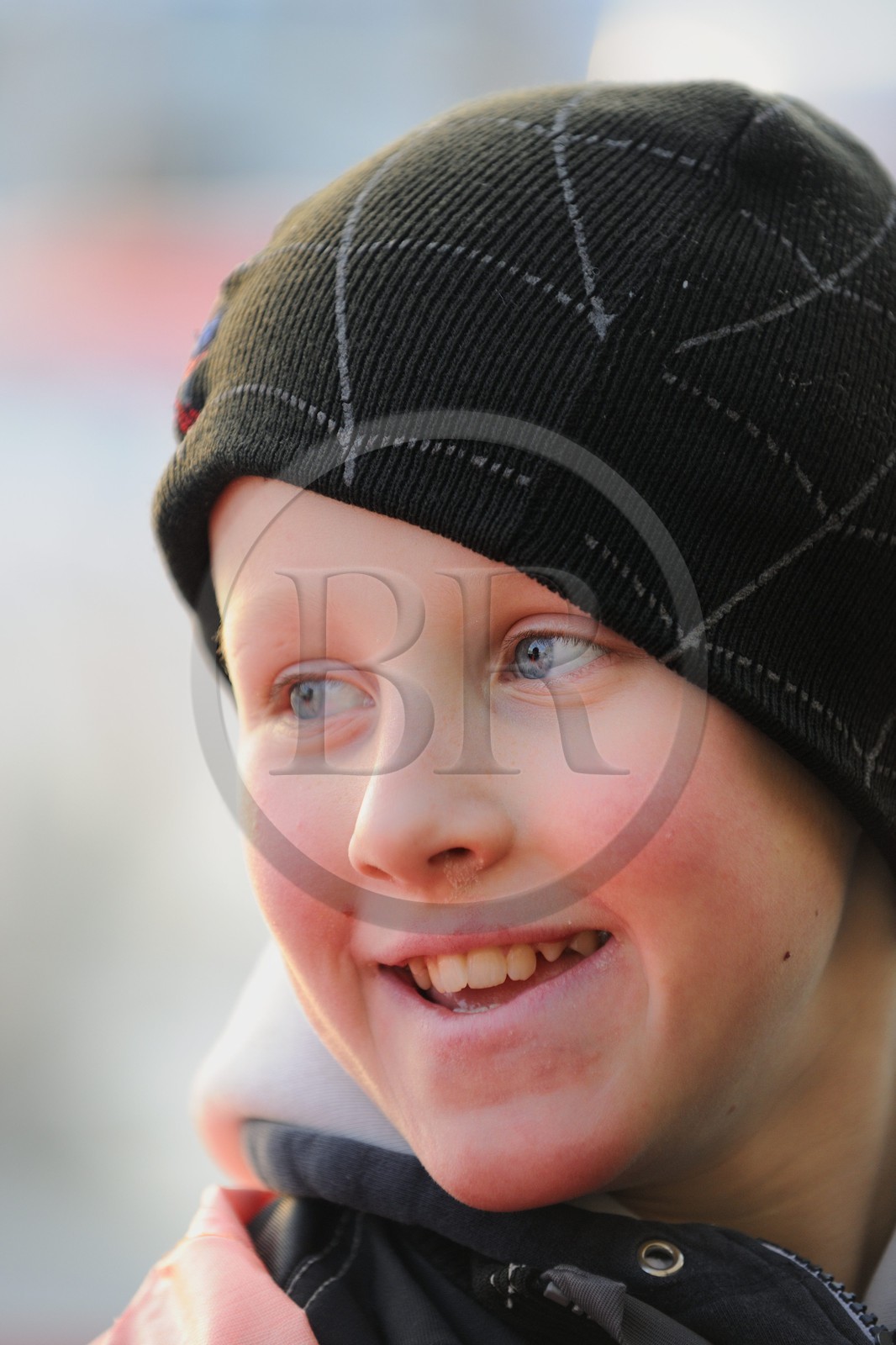 Norway, Nordland County, Vesteralen Islands, Myre harbour, young boy working in cod factory to have pocket money