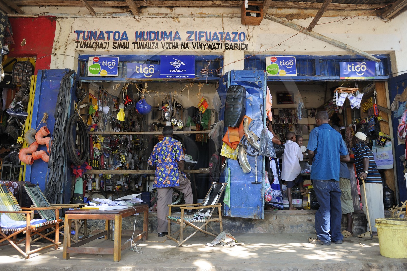 Tanzania, Morogoro district, Uluguru mountains, village of Matombo, General Store